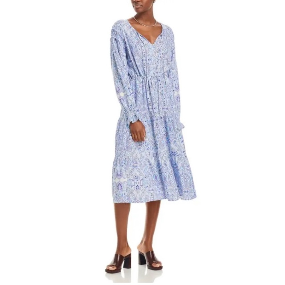 Koko + Mason Blue Paisley Women's Dress NWT Size XL‎